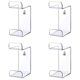 thumbnail image 1 of 4X Soporte Universal para Controlador de Juegos Soporte para Auriculares Montado en la Pared Soporte para Ahorro de Espacio Soporte para Gamepad Soporte de Pared para, 1 of 1