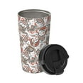 thumbnail image 2 of Goofa Paisley Floral for Insulated Travel Coffee Mug Spill Proof Leak Proof 16 OZCoffee Tumbler Reusable Coffee Cups with Lids Thermos for Hot and Cold Drink, 2 of 8