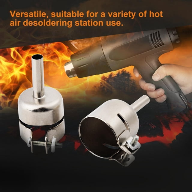 Kits de boquillas de pistola de calor 8pcs / set para herramientas de reparación de estaciones de soldadura de aire caliente 850 850A 852 852D 852D Amonsee No