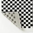 thumbnail image 6 of JONATHAN Y SCANDINAVIAN 4 x 6 Area Rug, Finn Minimalist Checkered Monotone - Black/White, SCN108B-4, 6 of 7