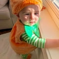 thumbnail image 5 of Maxcozy Toddler Baby Girl Boy Halloween Pumpkin Costume Fancy Dress Clothes Outfit 3PCS Set, 5 of 12