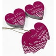 thumbnail image 5 of Inkdotpot Hugs & Kisses From The Wedding Bottle Tag Real Silver Foil Favor Hang Tag 50 Pack, 5 of 6