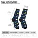 thumbnail image 2 of Fotbe Funny Spaceships Calcetas Largas con Estampado para Hombre y Mujer – Calcetas de Compresión Transpirables y Elásticas, Viajar y Uso Diario Talla 5-11, 2 of 6