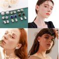 thumbnail image 3 of Pendientes con clip SONNYX para mujer, oro, plata, cristal y perla, 3 of 9