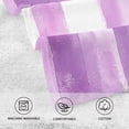 thumbnail image 5 of Yayeee 100% Cotton Hand Towels for Bathroom 16" x 28" Soft Absorbent Kitchen Towel, Purple and White Pattern, 5 of 7