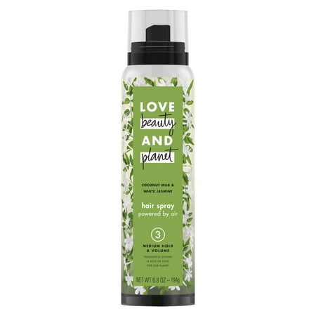 Love Beauty And Planet Medium Hold & Volume Hair Spray Coconut Milk & White Jasmine 6.7 (Best Beauty Supply Hair For Sew In 2019)
