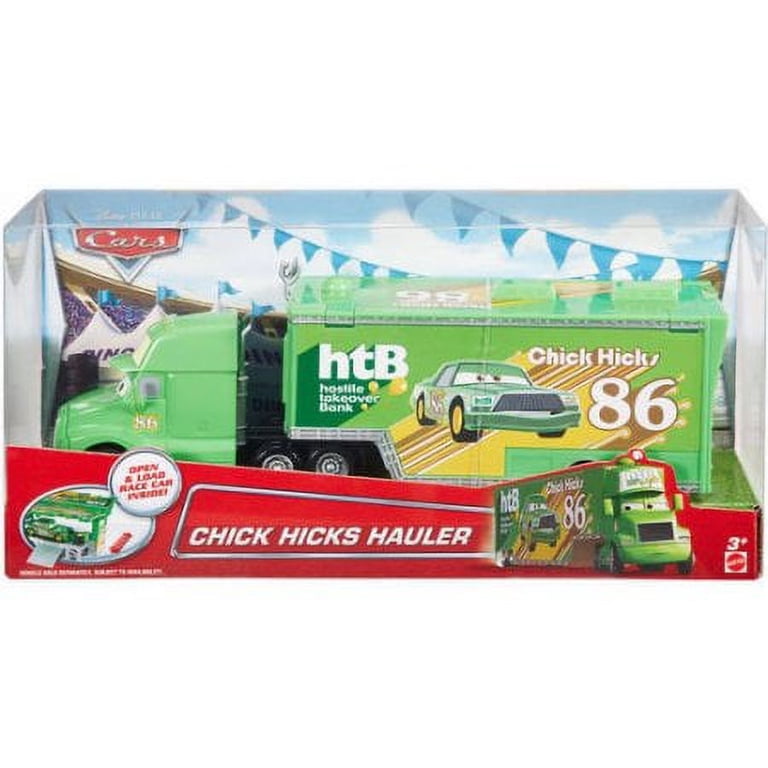 Disney Pixar Cars Mack Hauler Toy Truck, Side Opens to Fit 1:55