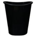 thumbnail image 3 of Greenbrier International Essentials Black Plastic Oval Wastebasket - 7 Qt., 3 of 3