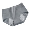thumbnail image 3 of Gibobby Pantys para Mujer Ropa interior menstrual para mujer de algodón Pantalones menstruales antifugas de algodón Ropa interior menstrual a de(Gris， XXL), 3 of 5