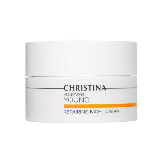 -CHRISTINA- Crema de noche reparadora Forever Young - 50 ml - Crema de retinol ligera y no grasa con péptidos, vitaminas A y E para hidratación nocturna - Para todo tipo de piel