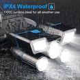 thumbnail image 2 of Linterna frontal, potente linterna frontal impermeable con 9 modos de iluminación, linterna frontal LED recargable por USB, 2 of 5