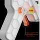 thumbnail image 4 of Set de pistolas Laser Tag con imagen más nítida, pistolas bláster y chalecos x4, 4 of 5