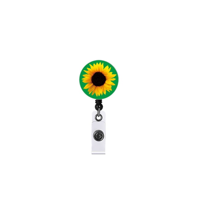 Fresh Green Yellow Sunflower Keychain Keycord Lanyards for Keys ID Card Name Badge Holder Mobile Phone Hang Rope Keyring 4