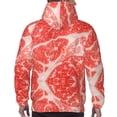 thumbnail image 7 of Salouo Beef Steaks Pattern Men's Fall Hoodie Sweatshirt,Sport Hoodie with Pockets for Men Pullover Casual Hooded Sweatshirt-XX-Large, 7 of 7