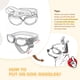 thumbnail image 4 of Gafas de sol pequeñas para perros y gatos Gafas de sol cómodas gafas para mascotas, 4 of 5