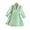 Green, variant on KYAIGUO Toddler Kids Girls Spring Double Breasted Ruffle Dress Trim Belted Trench Coat Dress Fall Flare Sleeve Windbreaker Outerwear for 4-7T