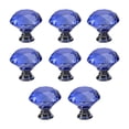 thumbnail image 1 of 8pcs Crystal Knobs For Furniture Easy-to-install Wide Range Of Applications Kitchen Cabinet Handle, 1 of 6
