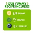 thumbnail image 6 of Happy Tot Organics Super Bellies Stage 4, Bananas, Spinach & Blueberries Organic Tot Food, 4 oz Pouch, 6 of 6