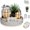 Black, White, variant on Modern Rustic Candle Lantern Set of 5 (Candles are Not Included), Decorative Lanterns for Living Room Table Centerpieces Fireplace Mantle Modern Decor(Small,, Burlywood)