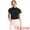 Black, variant on Stand Collar Cap Sleeve Keyhole Back Blouse XS White