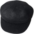 thumbnail image 4 of CoCopeaunts Newsboy Hats for Women Summer Breathable Mesh Straw Beret Adjustable Artist Painter Octagonal Caps Visor Beach Hat, 4 of 8