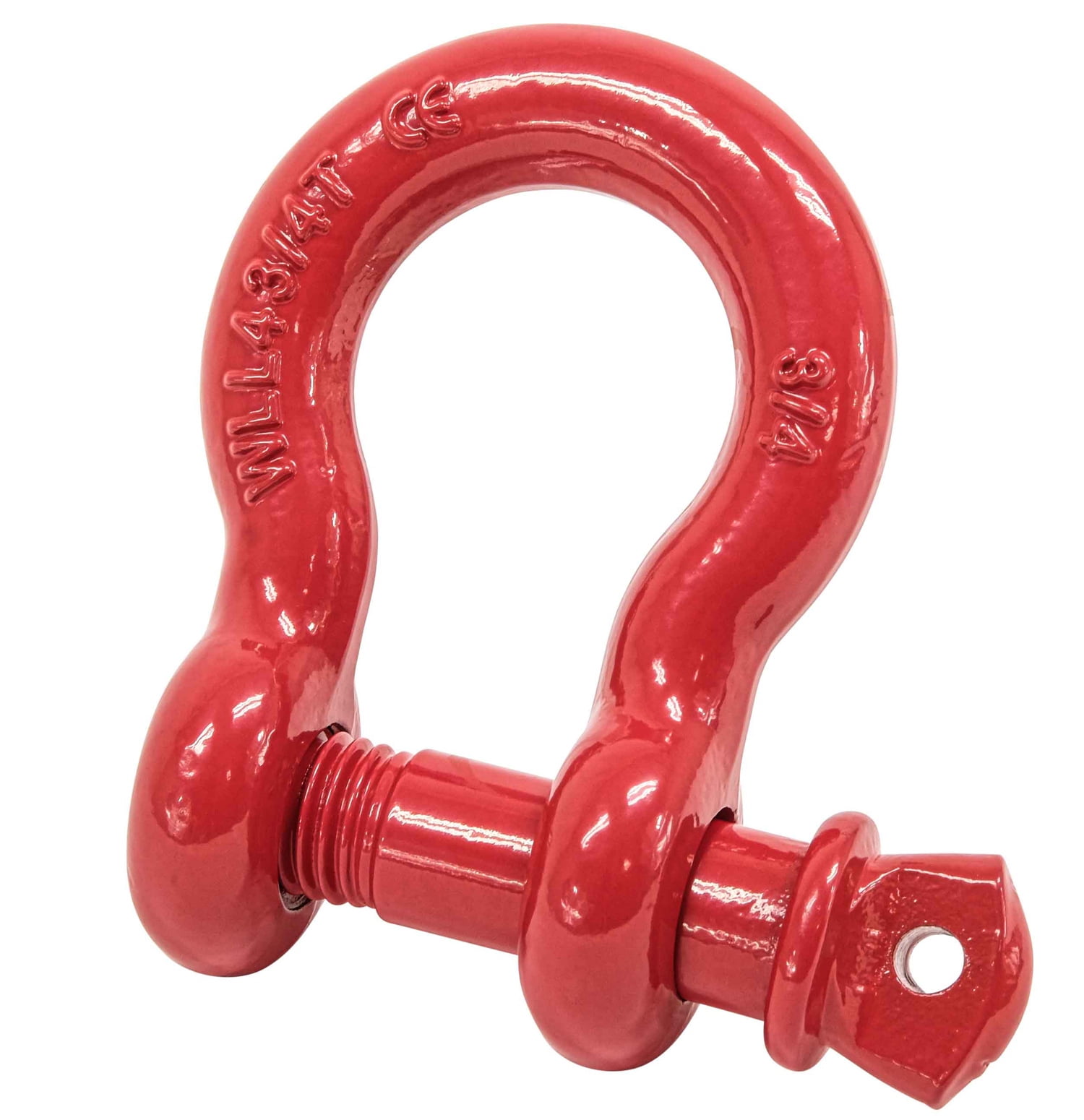 3/4" Anchor Shackle Forged Carbon Steel w/ Alloy Screw Pin Load Limit # 4.75 Tons (9,500 lbs) | Double Rust Protection Heavy Duty D Ring Shackle for Towing, Rigging & Vehicle Recovery (2 Pack)