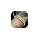 thumbnail image 1 of Pulsera Richsteel de acero inoxidable chapado en oro para hombre, 1 of 7