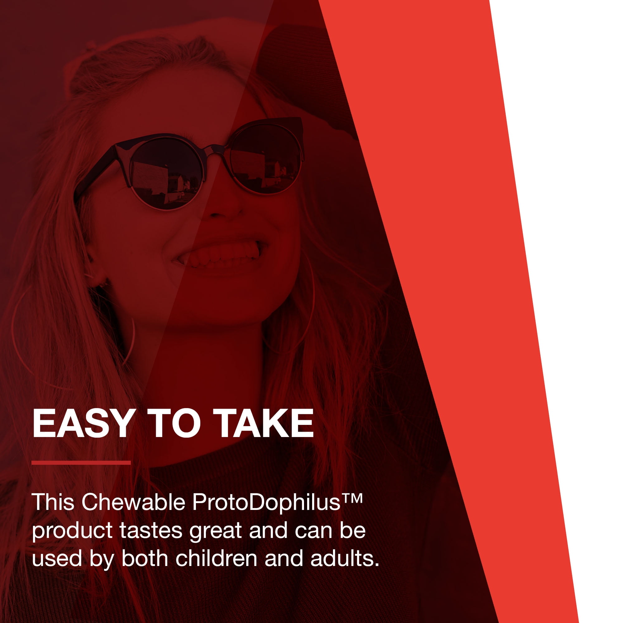 Protocol For Life Balance - Chewable ProtoDophilus - 10 Billion - Easy to Take Probiotic for Digestive and Immune Support in Adults and Children - 60 Chewables