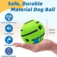 thumbnail image 2 of FORICOM Pet Toy Balls, Swing Swing Giggle Balls | Rolling rich toys for fun playtime, interactive play indoors or outdoors | 1 pack, 5.5inch diameter, 2 of 6