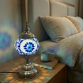 thumbnail image 5 of MEHOOM Classic DIY Mosaic Lamp Kit, Turkish Crafts Kit for Adult, Moroccan Decor, Perfect Gift for Her or Him (Blue), 5 of 12