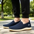 thumbnail image 6 of BERANMEY Mens Mesh Casual Sneakers Shoes Lightweight Slip on Walking Shoes Loafers for Men with Arch Support Comfort Wide Width Loafers, 6 of 9
