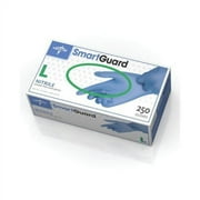 Medline Powder-Free Nitrile Exam Gloves,Blue,Large SG313