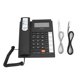 thumbnail image 1 of KX T7007 Identificador de llamadas de interfaz dual Botones grandes Teléfono fijo de oficina en casa Negro, 1 of 8