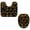Multicolor 2, variant on PhooArto Toilet Lid Cover and U-Shaped Toilet Floor Mat Set of 2 Pieces, Golden Jungle Palm Leaves Pattern Toilet Mat Set, Machine Washable Seat Covers Non-Slip Absorbent Rugs