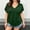Green, variant on Baggy Shirts for Women Workout Women's Plus Size Solid Color Casual V-Neck Pocket Top White 5X