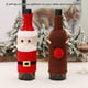 thumbnail image 3 of Billuyoard Cubierta de botella de vino de punto, muñeca, manga elástica Universal, de comedor, cerveza de Navidad, botella de vino, banda de ropa, Kits de decoración para fiestas Papá Noel Billuyoard HA068783-01, 3 of 6