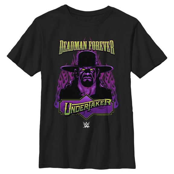 Boys WWE Deadman Forever Undertaker T Shirt