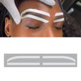 thumbnail image 3 of Visland 1 Set Eyebrow Stencil Sticker 3 Styles Disposable Brow Shaping Mapping Guide Card Eyebrow Airbrush Tattoo Auxiliary Template Tinting Sticker, 3 of 7