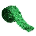 thumbnail image 3 of Uxcell 11 Yards 2 Inch Elastic Sequins Trim 5 Row Flat Sequin Strip Sequins Fabric Ribbon for Sewing Green, 3 of 5