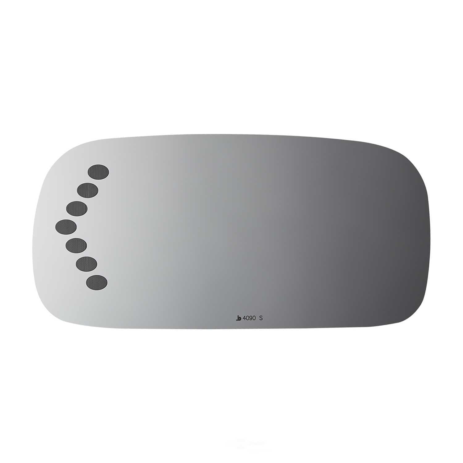 Burco Side View Mirror Replacement Glass - Clear Glass - 4090S