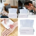 thumbnail image 2 of Large Disposable Face Towel, Facial Eye Nail Make up Removing Cotton Tissue, Multipurpose Cotton Towel Tissue for Skin Care, Reusable Cotton Pads, Wet & Dry Use 100/200/300/400/500/600PCS, 2 of 3