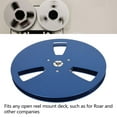 thumbnail image 3 of 7 Inch Full Aluminum Blank Tape Reel, Replacement Repair Parts for Open Reel Sound Tape, Improve Sound Quality with 3 Holes, 3 of 7