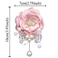 thumbnail image 6 of Tnobhg Wedding Wrist Flower Elegant Faux Pearl Rhinestone Design Never Wilt or Fade Wrist Flower for Bridesmaids Groomsmen, 6 of 8