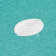 thumbnail image 2 of Men's Antigua  Heather Aqua Carolina Hurricanes White Logo Hunk Quarter-Zip Pullover, 2 of 2