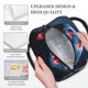 thumbnail image 3 of Disketp Cosmic Red Sparkle Dice Bolsa Térmica para Almuerzo, Lonchera con Abertura Amplia y Gran Capacidad, Organizador Reutilizable para Mujeres, Hombres y Adultos, 3 of 6