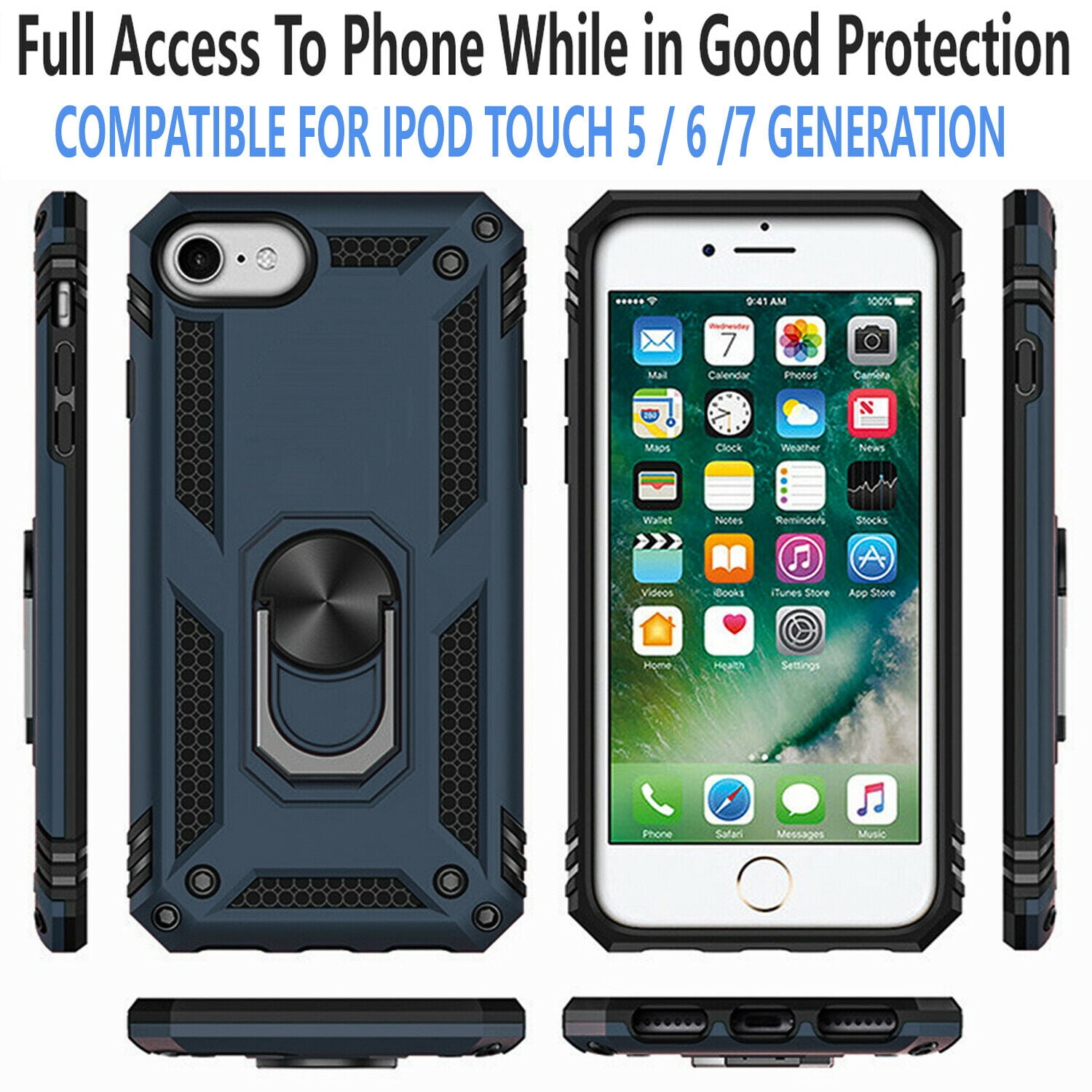 iPod Touch 5 / 6 / 7th Generation Case, [Not fit for iPhone 6/ 7 