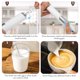 thumbnail image 2 of BRIGHTFUFU Leche eléctrica para el batidor de la mano para el fabricante de espuma de espuma recargable de 3 velocidades Coffee Coffee Matcha, 2 of 7
