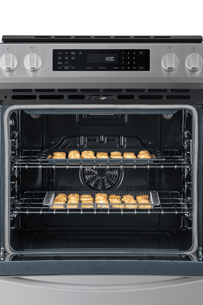 Kenmore 5.6 cu. ft. Front-Control 4 Induction Element Electric Range Stove with Dual Ring Elements, Self-Clean Oven, Precision Set Controls
