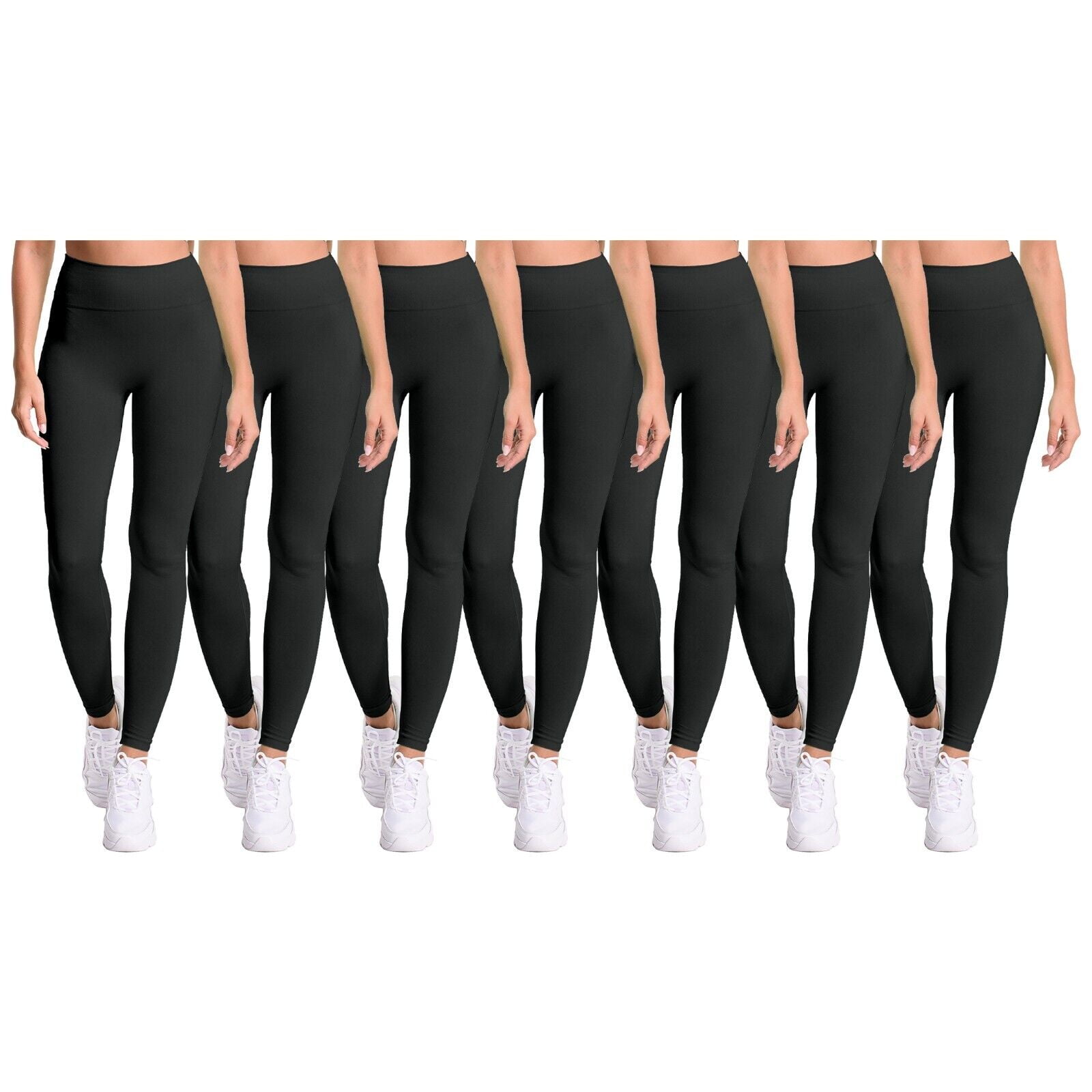 6-Pack: Women's Cozy Soft Fleece-Lined Workout Yoga Pants Seamless Leggings  - Walmart.com