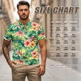 thumbnail image 6 of Aplkyhs Funny Couple Golf Shirts Quick Dry Hawaiian Tropical Floral Summer Lapel Business Casual Office Work Dress T Shirts Keep Cool in Hot Weather Washable Lightweight, 6 of 6